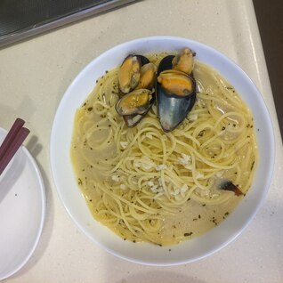 ムール貝のパスタ